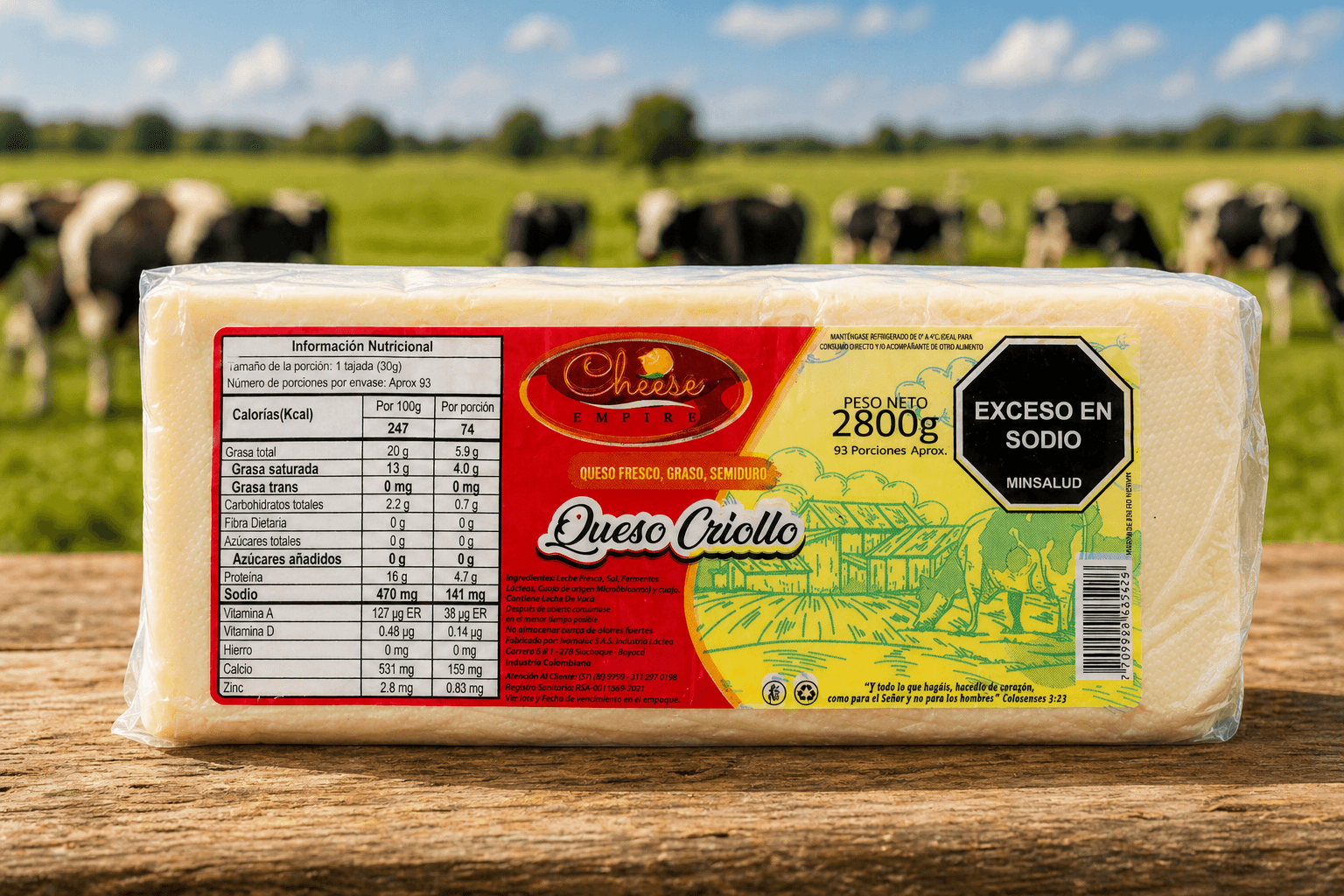 CAMPESINO CRIOLLO 2800G