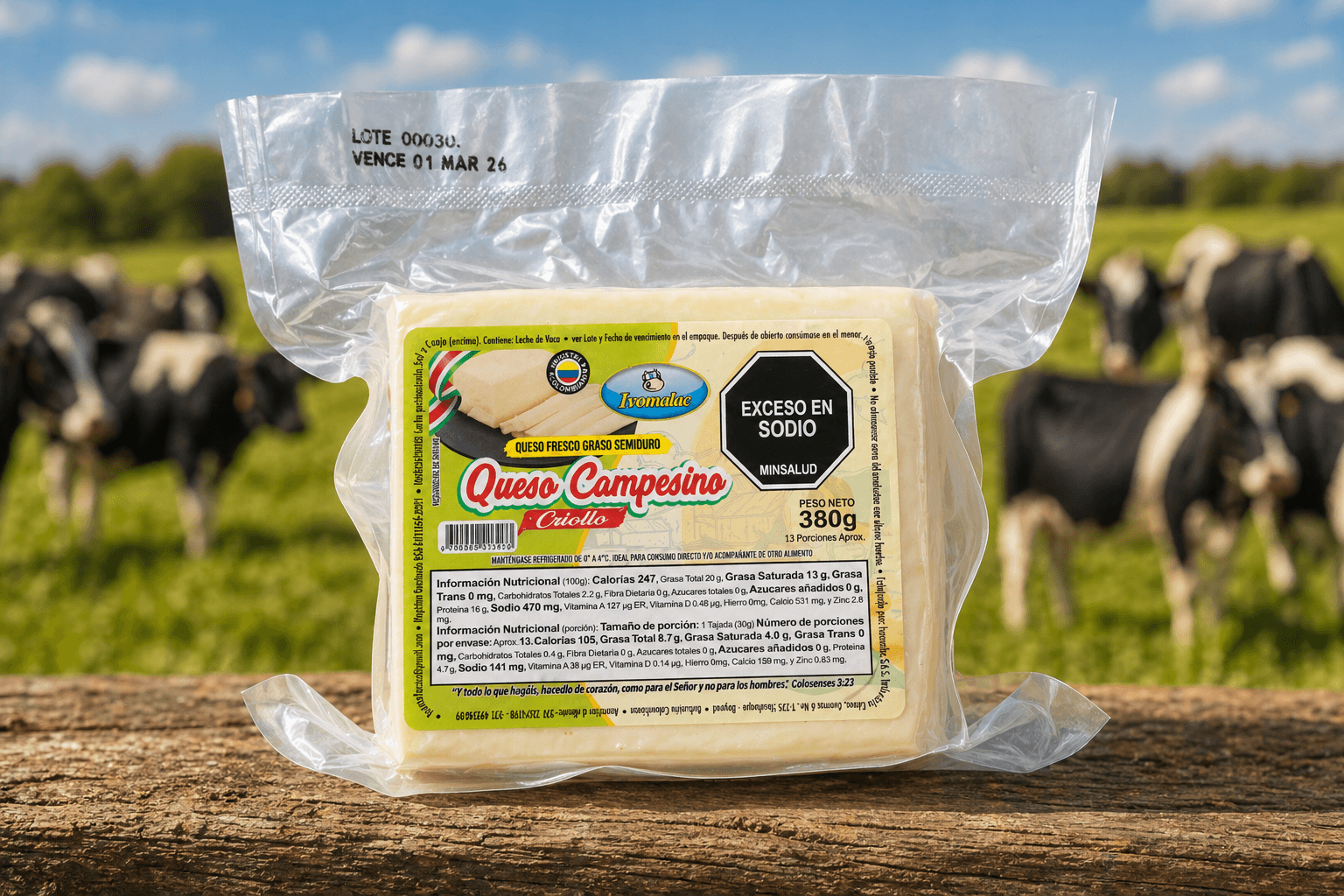 CAMPESINO CRIOLLO 380G