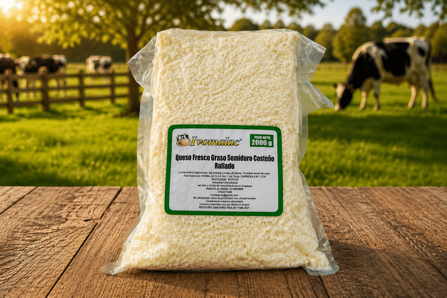 QUESO COSTEÑO RALLADO 2000G