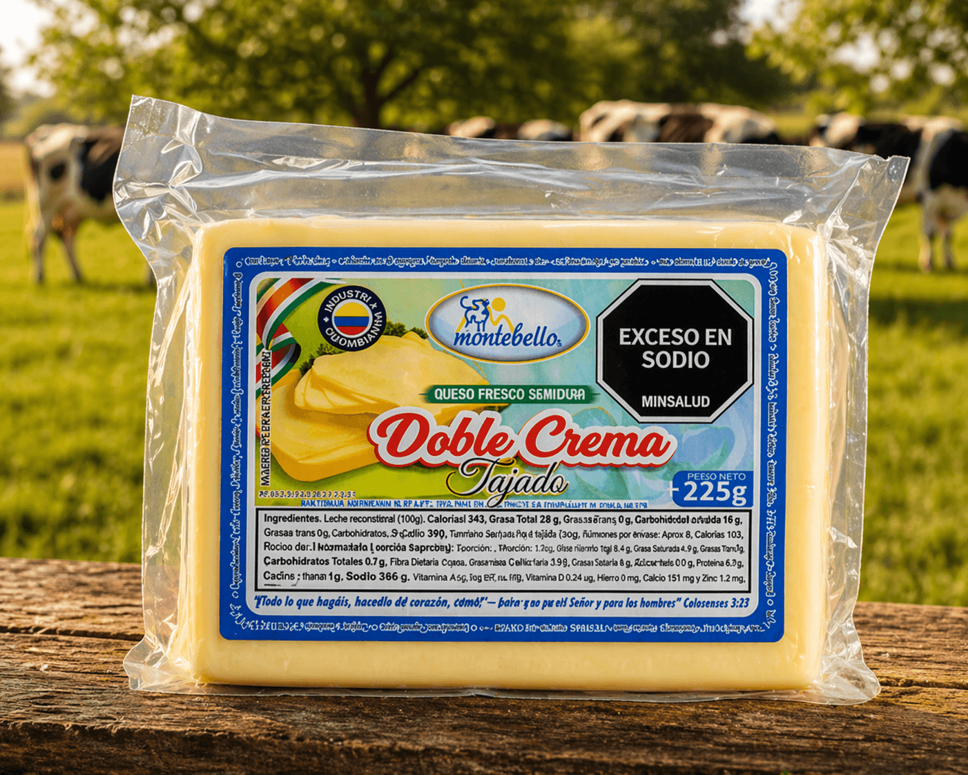 DOBLE CREMA TAJADO 225G