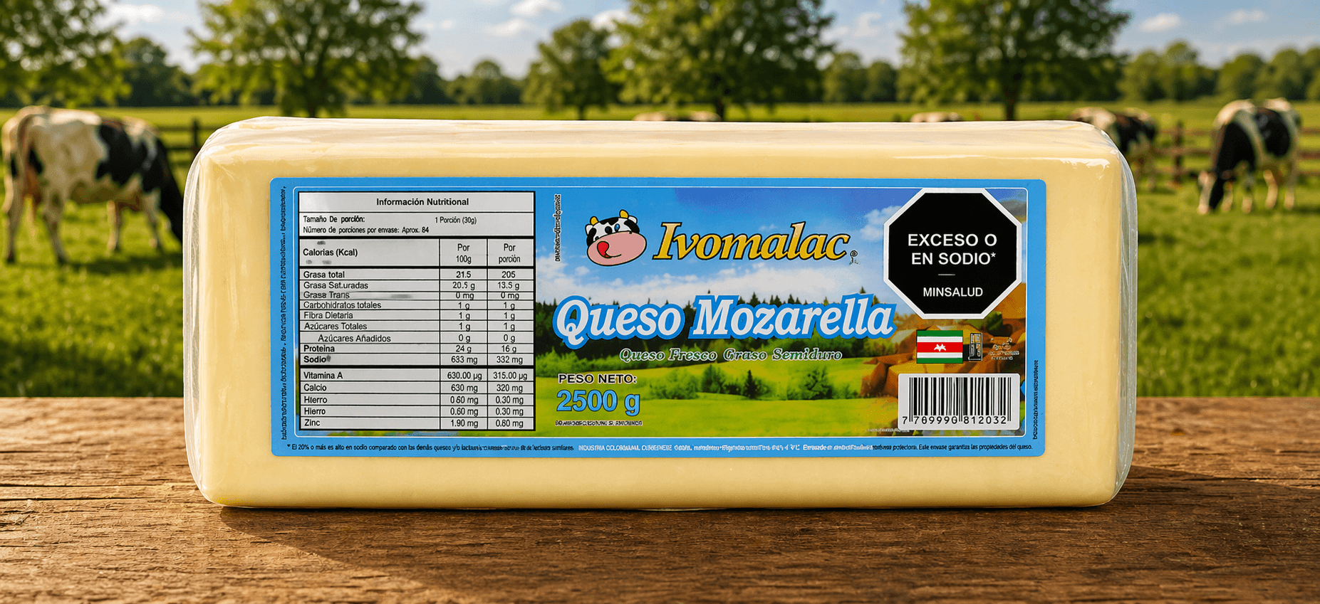 MOZZARELLA 2500G