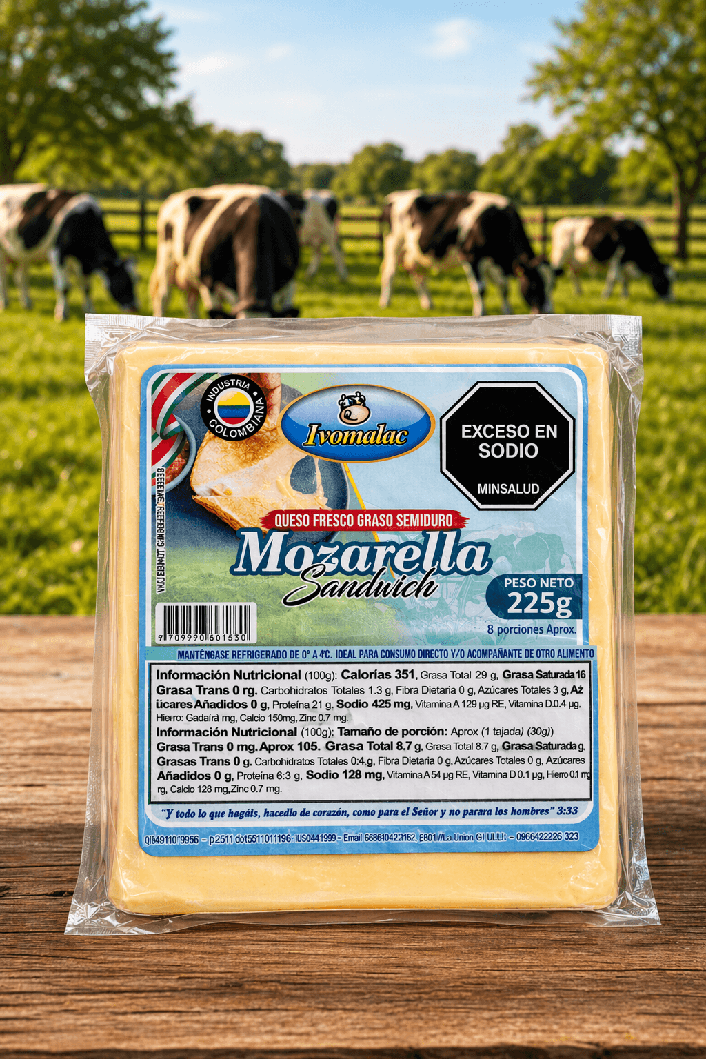 MOZZARELLA SÁNDWICH 225G