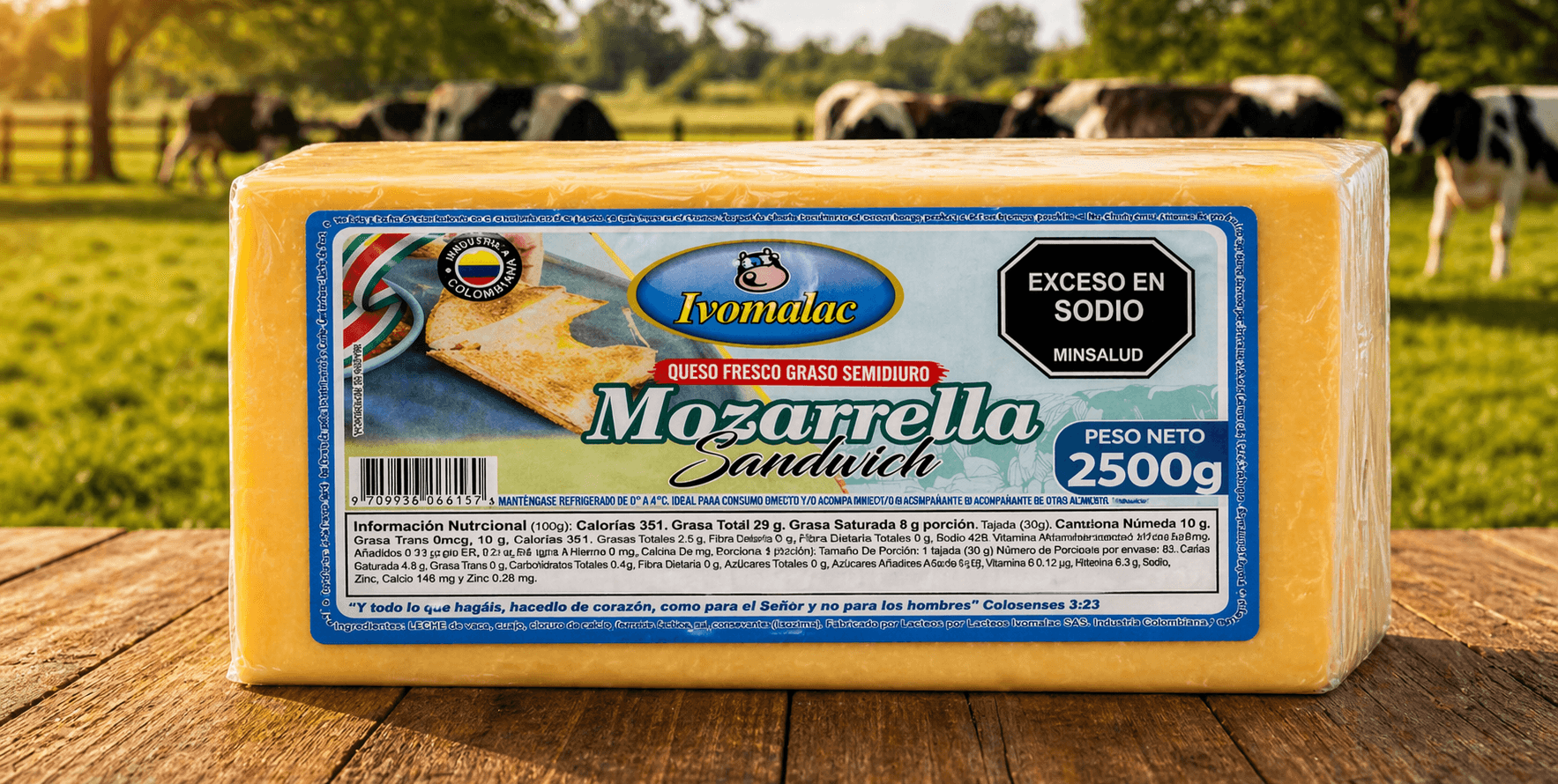 MOZZARELLA SÁNDWICH 2500G