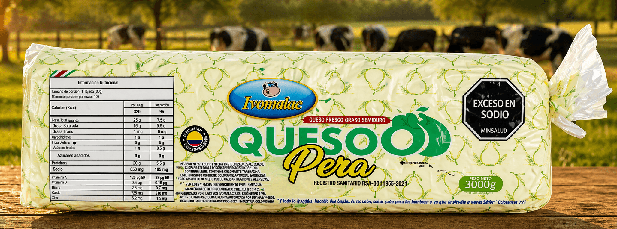 QUESO PERA 3000G